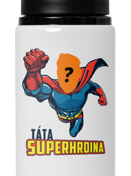 Táta superhrdina lahev na vodu White
