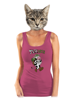 Tur na cestách dámské tílko klasické Magenta