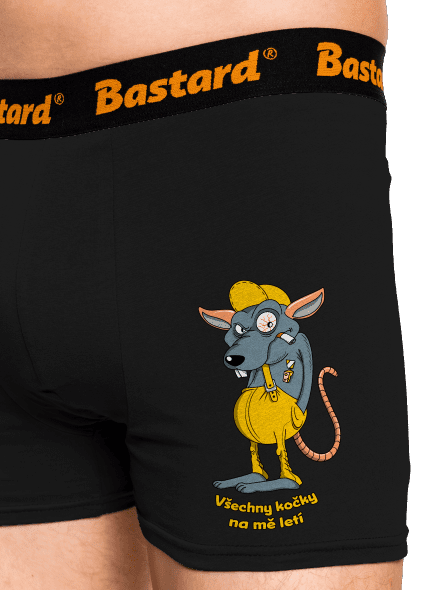 Myšák Casanova boxerky Black
