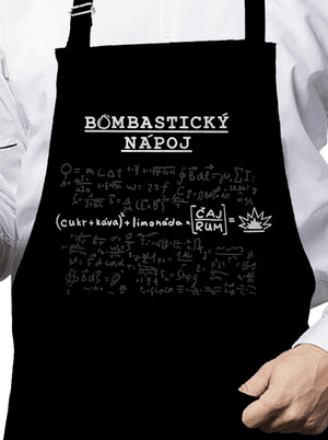 Bombastický nápoj zástěra Black