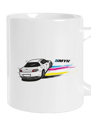 CMYK ve smyku velký hrnek White