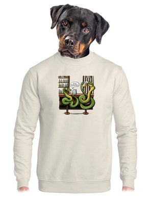 unisex mikina bez kapuce