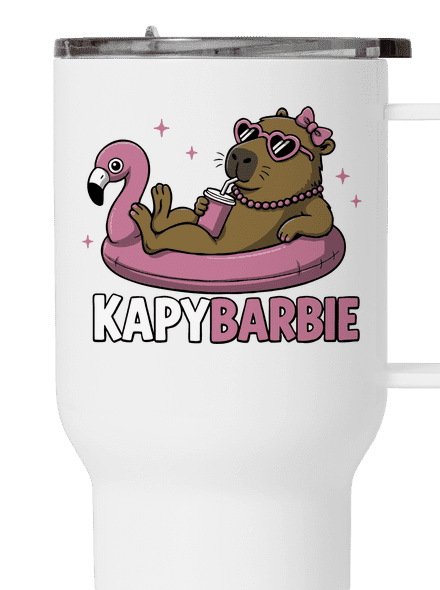 Kapybarbie termohrnek White