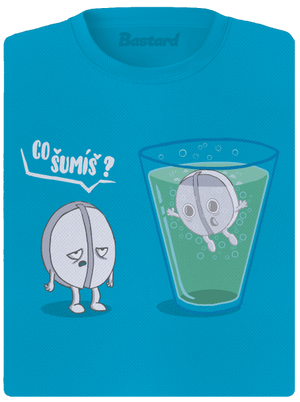 Co šumíš dámské sportovní tričko Blue Atol