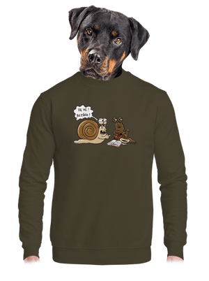 unisex mikina bez kapuce