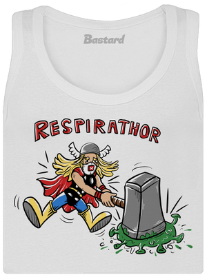 Respirathor dámské tílko klasické White