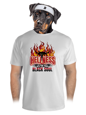 Hellness pánské sportovní tričko White