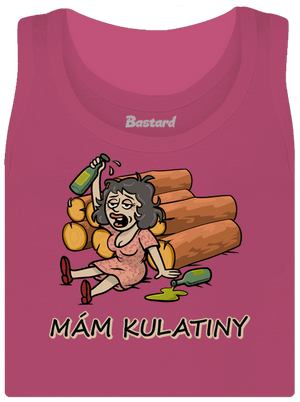 Mám kulatiny dámské tílko klasické Magenta