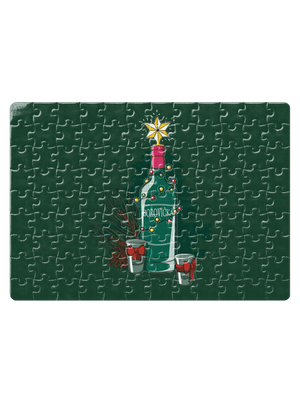 Vánoční borovička puzzle White