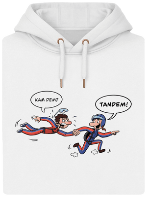Tandem unisex mikina premium Snowwhite