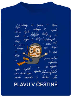 Plavu v češtině pánské sportovní tričko Royal Blue Mal