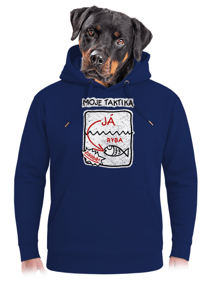Rybářská taktika unisex mikina premium Navy