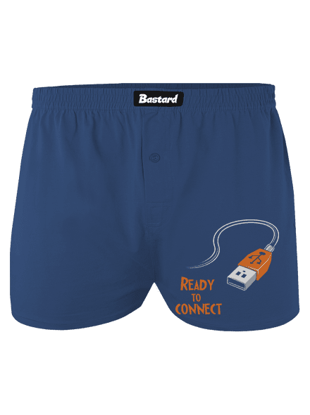 USB připojení pánské trenky Blue