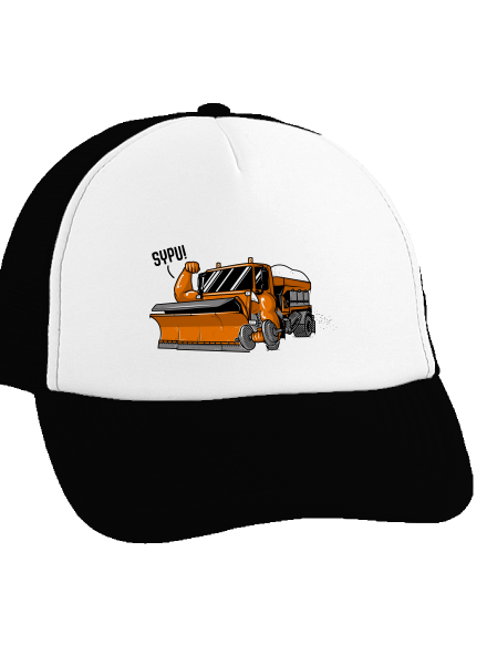 Sypu kšiltovka truckerka Black cap