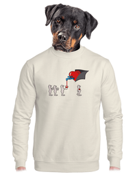 unisex mikina bez kapuce