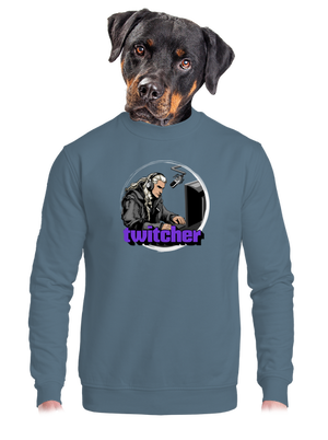 unisex mikina bez kapuce