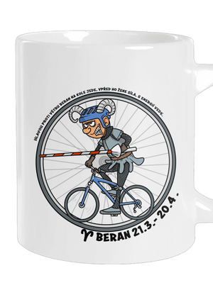 Cyklistický horoskop: Beran velký hrnek White