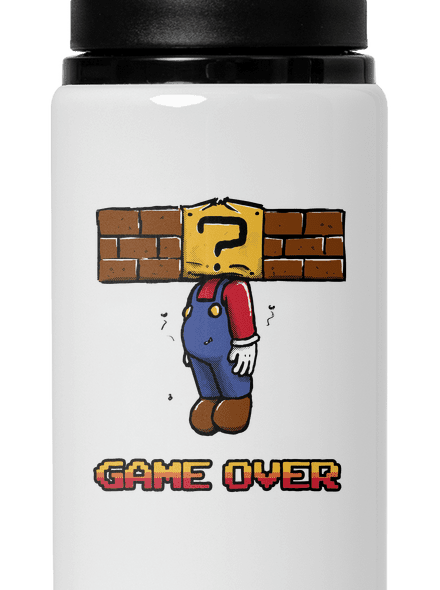 Game over lahev na vodu White