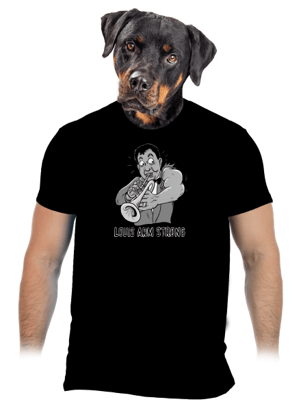 Louis Armstrong pánské tričko Black