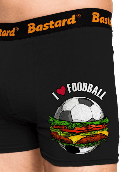 Foodball boxerky Black