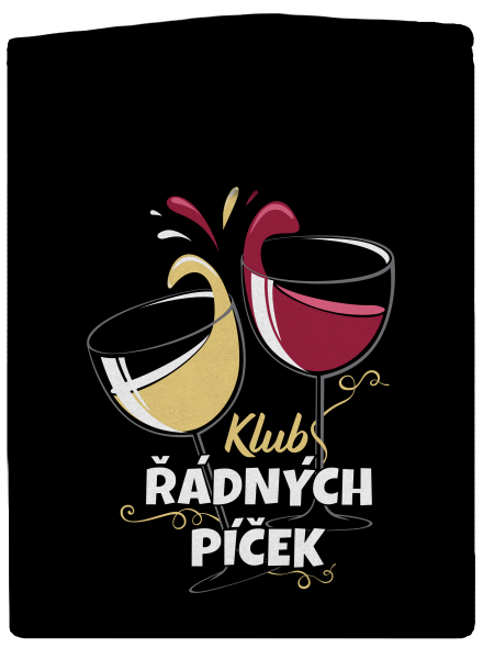 Klub řádných píček dámská mikina na zip Black