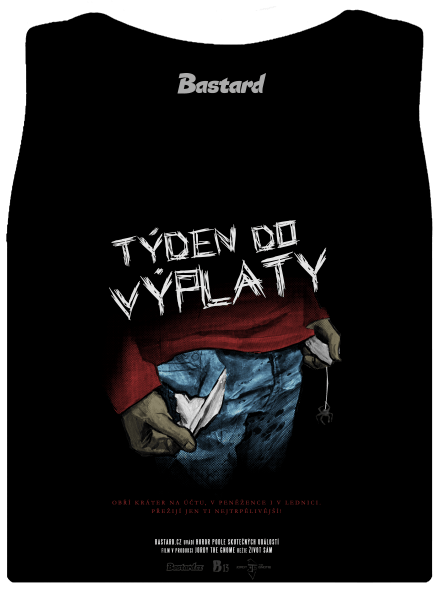 B13: Týden do výplaty dámské tílko klasické Black