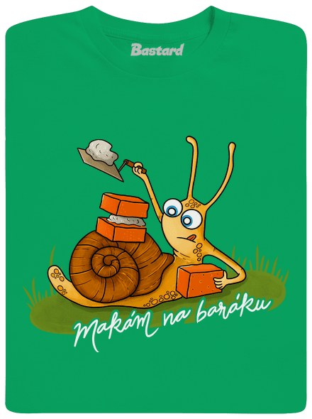 Makám na baráku pánské tričko Kelly Green