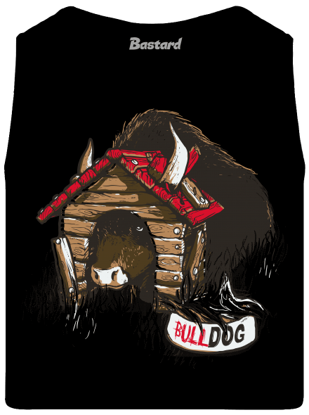 Bulldog pánské tílko Black