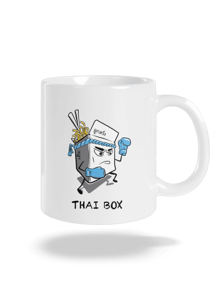 Thai box klasický hrnek White