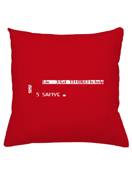 5 Samyc polštář Red