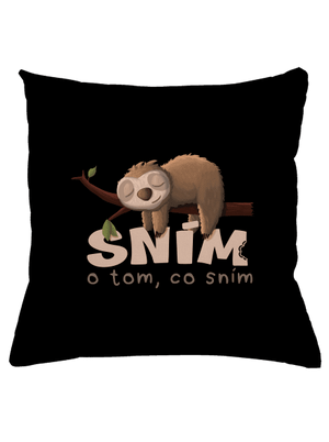 Sním o tom, co sním polštář Black