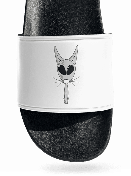 Mimozemská kočka pantofle White
