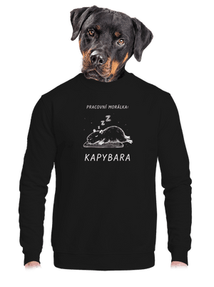 unisex mikina bez kapuce