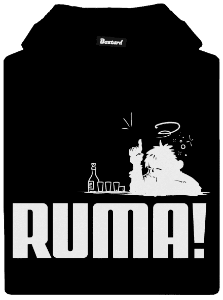 Ruma pánská mikina klokanka Black