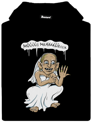 Snubní milášek pánská mikina klokanka Black