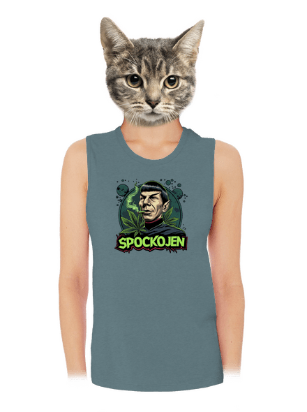 Spockojen dámské tílko volné Heather Deep Teal