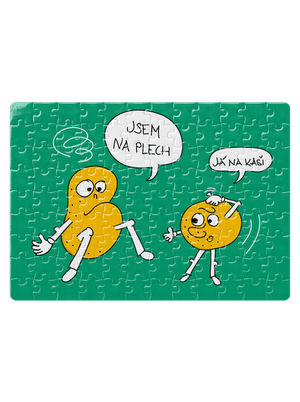 Opilé brambory puzzle White