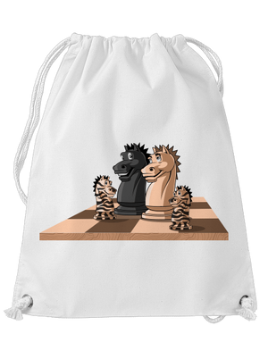 Šachová rodina vak White