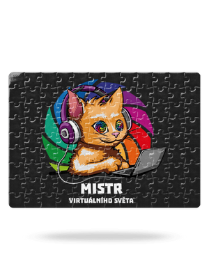 Mistr virtuálního světa puzzle White