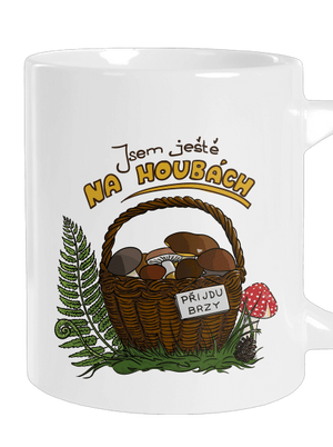 Na houbách velký hrnek White
