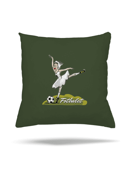 Fotbalet polštář Olive Green