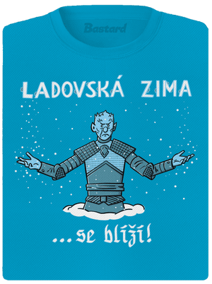 Ladovská zima se blíží dámské sportovní tričko Blue Atol