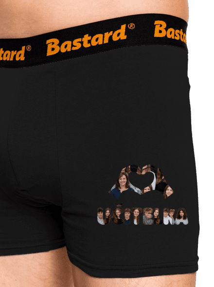 Nápis pro učitele z vlastních fotek boxerky Black