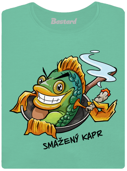 Smažený kapr dámské tričko premium Mint Mal