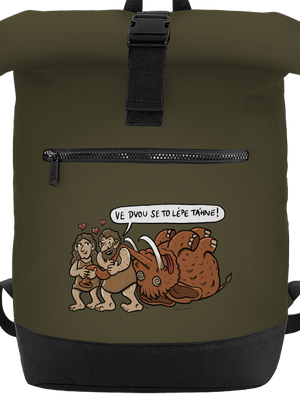 Ve dvou se to lépe táhne batoh Military Green