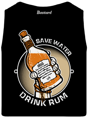 Save Water pánské tílko Black