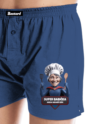 Super babička pánské trenky Blue
