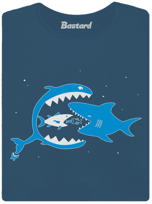 Rybky dámské tričko premium Petrol Blue