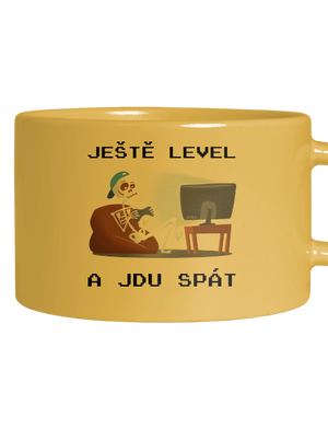 Ještě level hrnek makronka Yellow Macaron