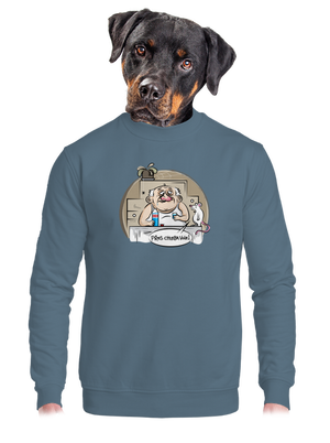 unisex mikina bez kapuce